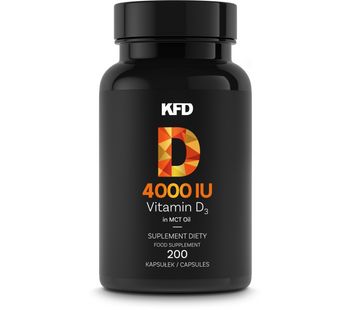 Vitamin D3 4000 iu in MCT caps 200 caps KFD